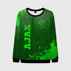 Мужской свитшот Ajax - green gradient вертикально