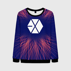 Свитшот мужской Exo red energy, цвет: 3D-черный