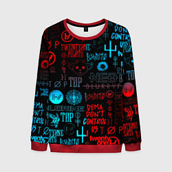 Мужской свитшот Twenty one pilots rock pattern