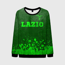 Мужской свитшот Lazio - green gradient посередине