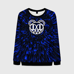 Свитшот мужской Radiohead blue energy, цвет: 3D-черный