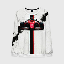 Свитшот мужской Формула 1 на белом, цвет: 3D-белый
