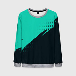 Мужской свитшот Color black light blue