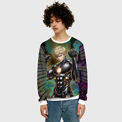 Свитшот мужской Генос новая броня, цвет: 3D-белый — фото 2