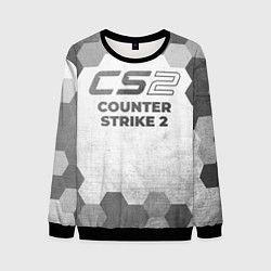 Мужской свитшот Counter Strike 2 - white gradient
