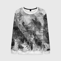 Мужской свитшот Абстракция - atomic gray