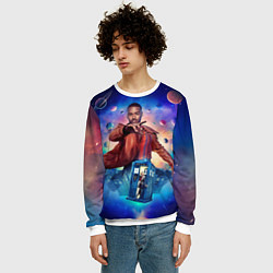 Свитшот мужской Доктор Кто Шути Гатва, цвет: 3D-белый — фото 2