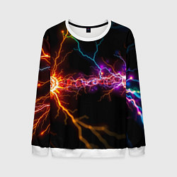 Мужской свитшот Две неоновые вспышки