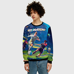 Свитшот мужской Rematch elite edition, цвет: 3D-черный — фото 2