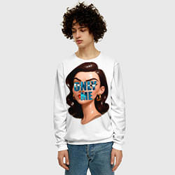 Свитшот мужской Only Me, цвет: 3D-белый — фото 2