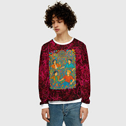 Свитшот мужской Astro в стиле психоделики, цвет: 3D-белый — фото 2