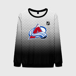 Мужской свитшот Колорадо Эвеланш - черный градиент