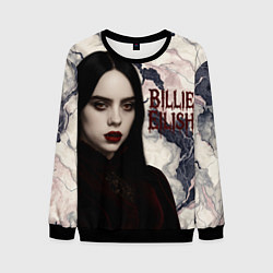 Свитшот мужской Билли Айлиш в стиле готики, цвет: 3D-черный