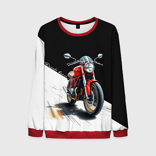 Мужской свитшот Ducati Racer / 3D-Красный – фото 1