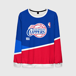 Свитшот мужской LA Clippers - basketball, цвет: 3D-белый