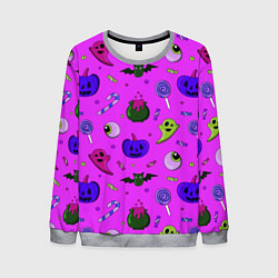 Свитшот мужской Halloween pink, цвет: 3D-меланж