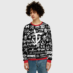 Свитшот мужской Doom логотипы всех игр, цвет: 3D-красный — фото 2