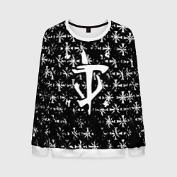 Свитшот мужской Doom x farcry game, цвет: 3D-белый