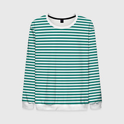 Свитшот мужской Тельняшка пограничника, цвет: 3D-белый