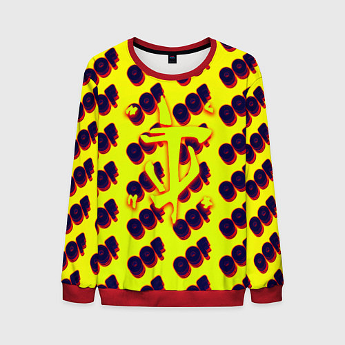 Мужской свитшот Doom off / 3D-Красный – фото 1