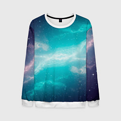 Мужской свитшот Галактическое сияние небес