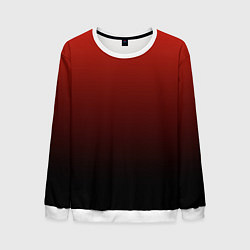 Свитшот мужской Red gradient, цвет: 3D-белый