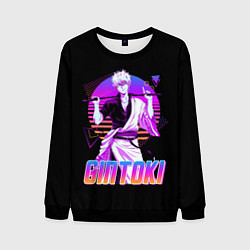 Свитшот мужской Гинтама ретро, цвет: 3D-черный