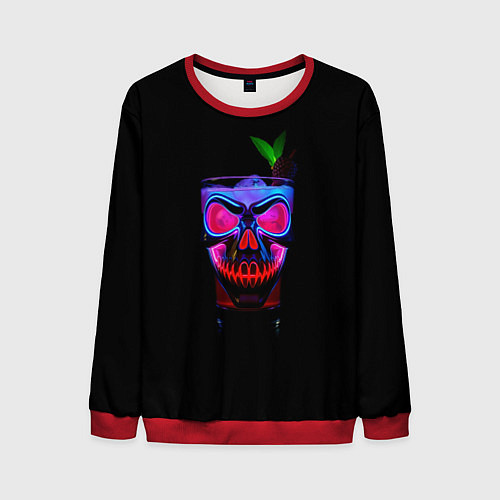 Мужской свитшот Коктейль / 3D-Красный – фото 1