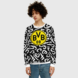 Свитшот мужской Borussia надписи гейм, цвет: 3D-белый — фото 2