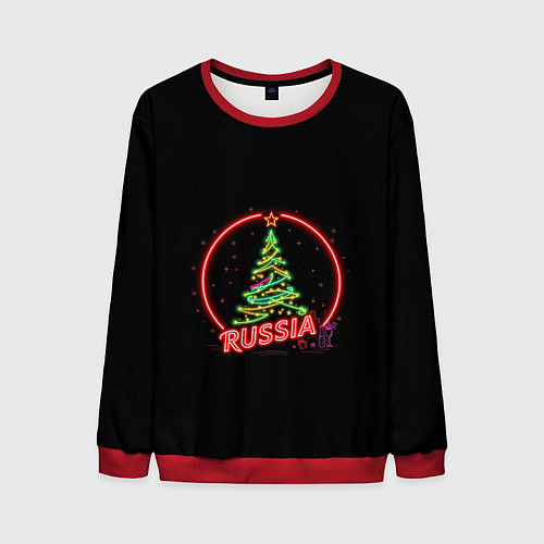 Мужской свитшот New year / 3D-Красный – фото 1