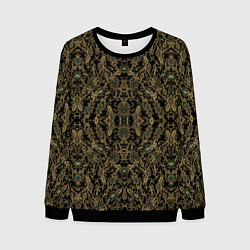 Мужской свитшот Славяно - русский орнамент узоры с позолотой