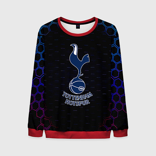 Мужской свитшот ФК Тоттенхэм соты / 3D-Красный – фото 1