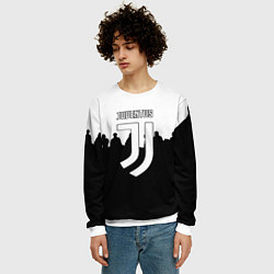 Свитшот мужской Ювентус команды, цвет: 3D-белый — фото 2