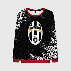 Свитшот мужской Ювентус черепа краски, цвет: 3D-красный