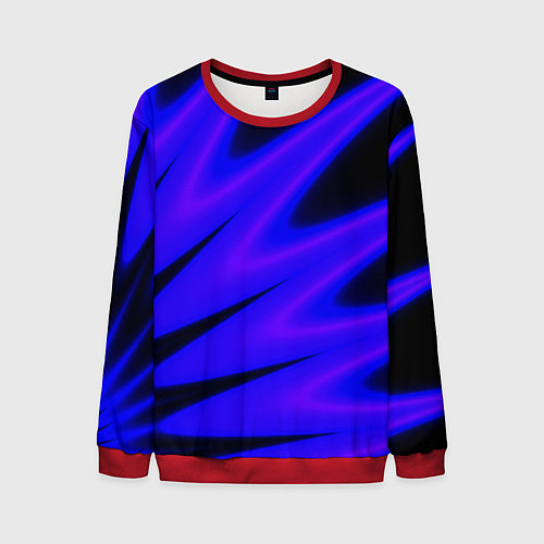 Мужской свитшот Neon is multicolored / 3D-Красный – фото 1