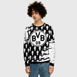 Свитшот мужской Borussia люди краски, цвет: 3D-черный — фото 2