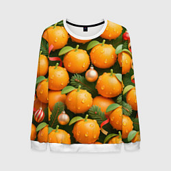Мужской свитшот Мандариновое настроение