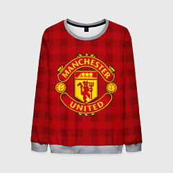 Свитшот мужской Manchester United, цвет: 3D-меланж