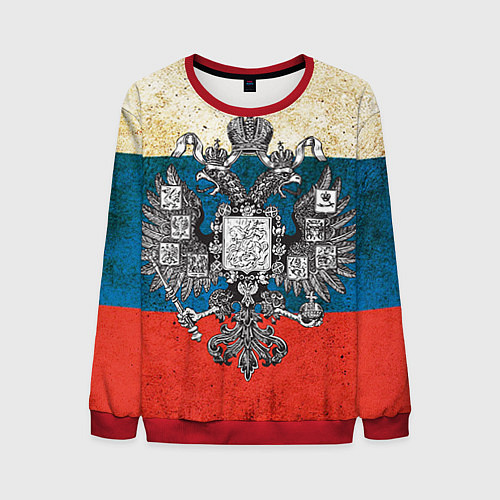 Мужской свитшот Герб имперской России / 3D-Красный – фото 1