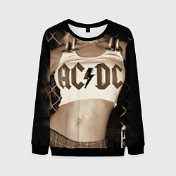 Свитшот мужской AC/DC Girl, цвет: 3D-черный
