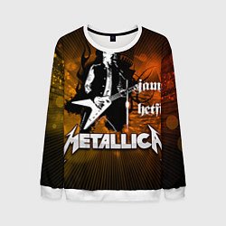 Свитшот мужской Metallica: James Hetfield, цвет: 3D-белый