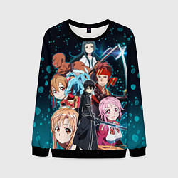 Свитшот мужской Sword Art Online, цвет: 3D-черный