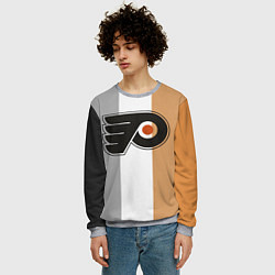 Свитшот мужской Philadelphia Flyers, цвет: 3D-меланж — фото 2