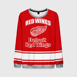 Свитшот мужской Detroit red wings, цвет: 3D-меланж
