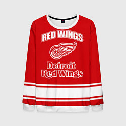 Свитшот мужской Detroit red wings, цвет: 3D-белый