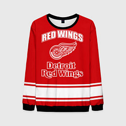 Свитшот мужской Detroit red wings, цвет: 3D-черный
