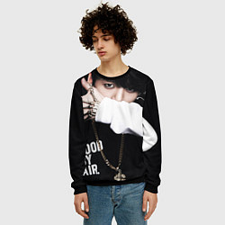Свитшот мужской BTS: Hood by air, цвет: 3D-черный — фото 2