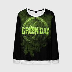 Свитшот мужской Green Day: Acid Voltage, цвет: 3D-белый