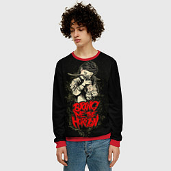 Свитшот мужской Bring Me The Horizon, цвет: 3D-красный — фото 2