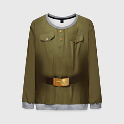 Свитшот мужской Униформа солдата, цвет: 3D-меланж